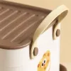 Colorful cartoon storage box, children's desktop organizing box, multi-functional storage box, stackable Application Scenario